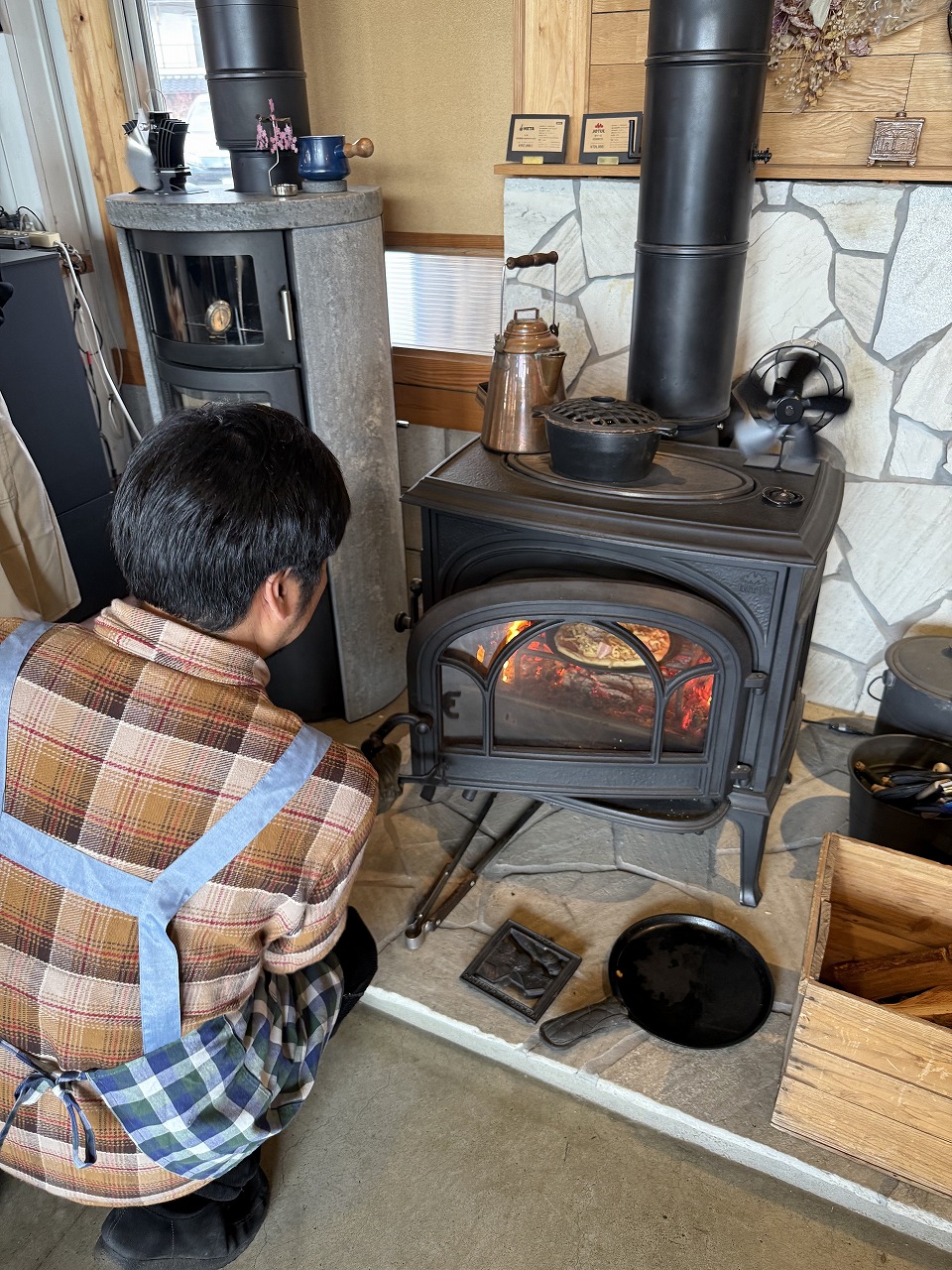 薪ストーブピザ教室を開催しました！